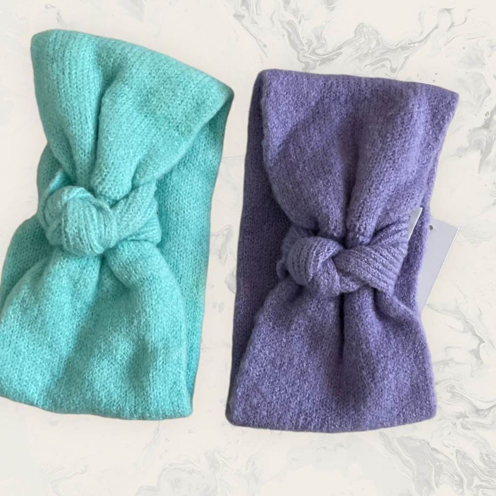 NWT BP.Set of Two Women’s Head Wrap - Purple and Green - one size